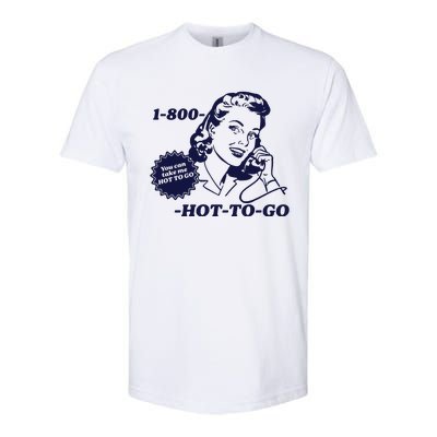 Hot To Go Lesbian Pride Sapphic Softstyle® CVC T-Shirt