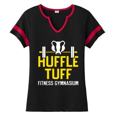 Huffle Tuff Gym Ladies Halftime Notch Neck Tee