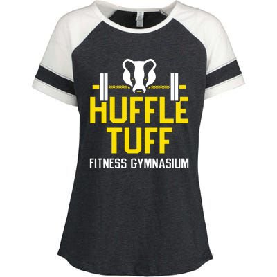 Huffle Tuff Gym Enza Ladies Jersey Colorblock Tee