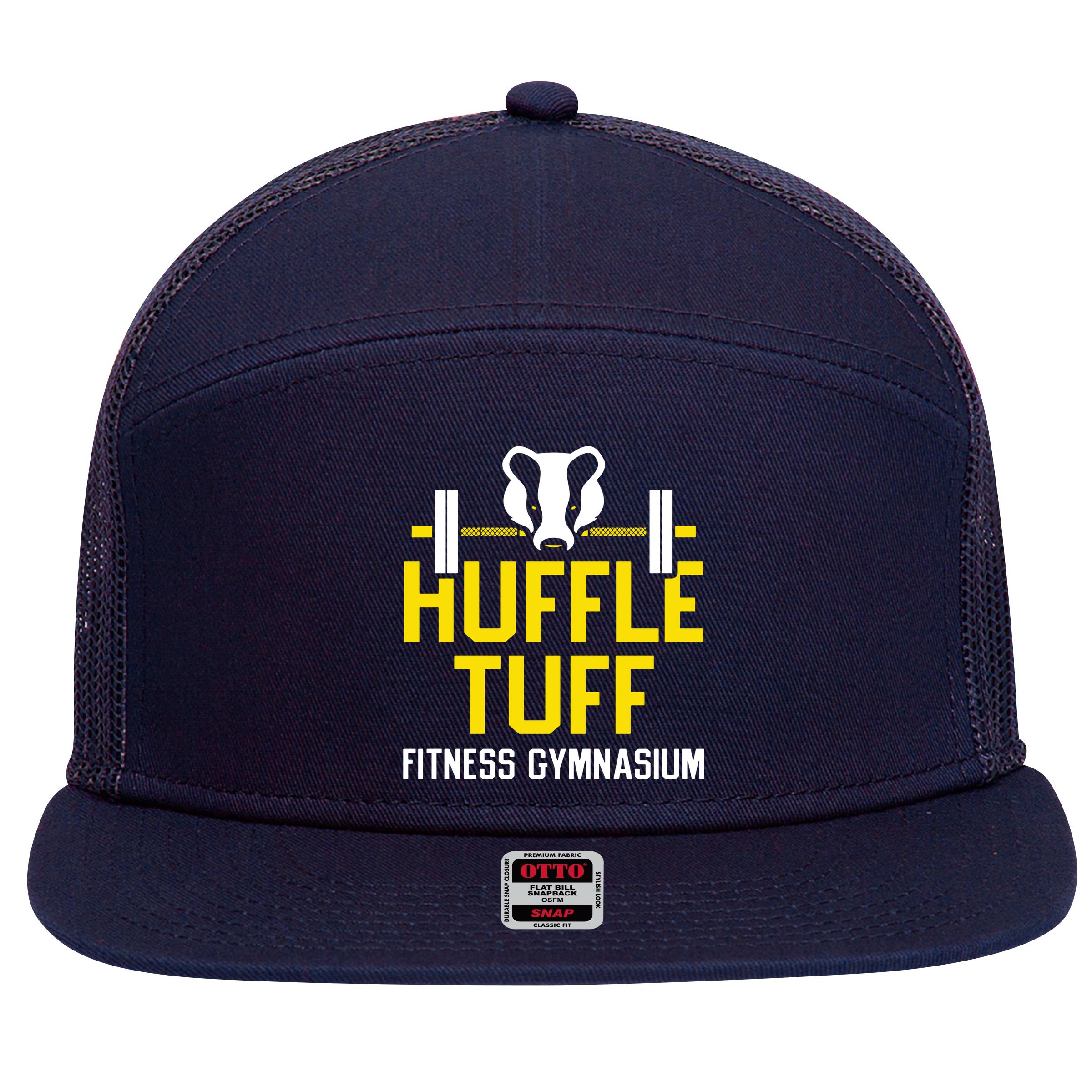Huffle Tuff Gym 7 Panel Mesh Trucker Snapback Hat