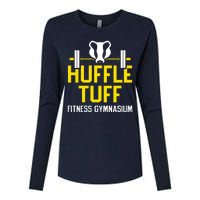 Huffle Tuff Gym Womens Cotton Relaxed Long Sleeve T-Shirt