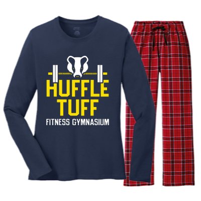 Huffle Tuff Gym Women's Long Sleeve Flannel Pajama Set 