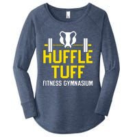 Huffle Tuff Gym Women's Perfect Tri Tunic Long Sleeve Shirt