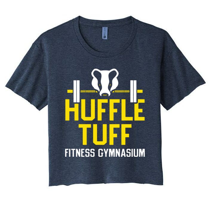 Huffle Tuff Gym Women's Crop Top Tee