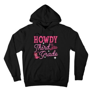 Howdy Third Grade 3rd Grade Teacher Western Cowboy Cowgirls Hoodie