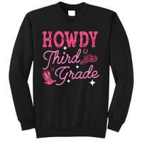 Howdy Third Grade 3rd Grade Teacher Western Cowboy Cowgirls Sweatshirt