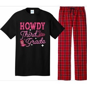 Howdy Third Grade 3rd Grade Teacher Western Cowboy Cowgirls Pajama Set