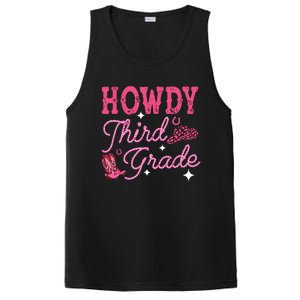 Howdy Third Grade 3rd Grade Teacher Western Cowboy Cowgirls PosiCharge Competitor Tank