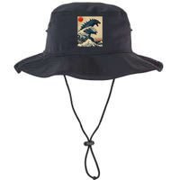 Hokusai The Great Kaiju Off Kanagawa Vintage Japanese Art Legacy Cool Fit Booney Bucket Hat