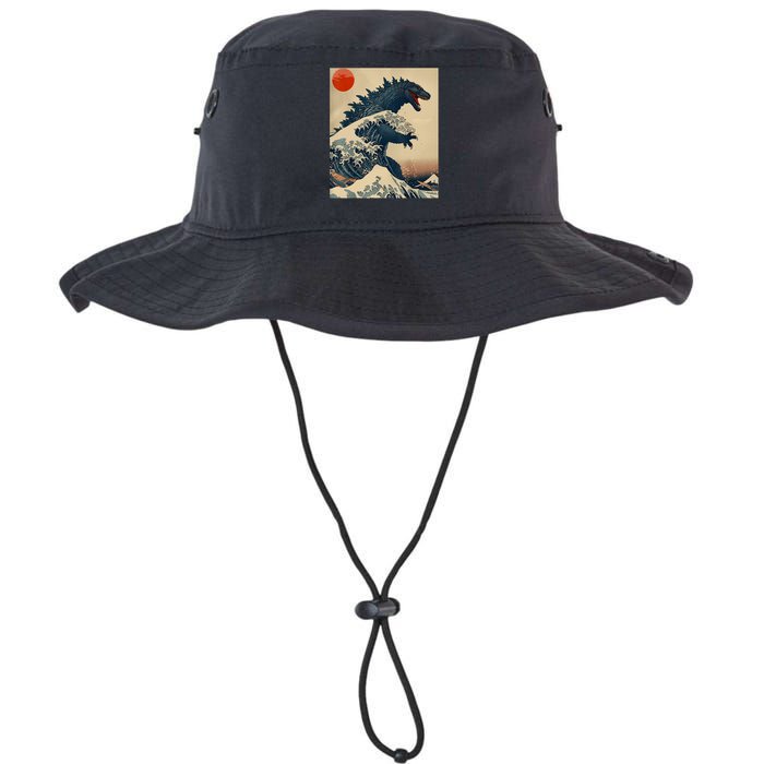 Hokusai The Great Kaiju Off Kanagawa Vintage Japanese Art Legacy Cool Fit Booney Bucket Hat