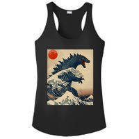 Hokusai The Great Kaiju Off Kanagawa Vintage Japanese Art Ladies PosiCharge Competitor Racerback Tank