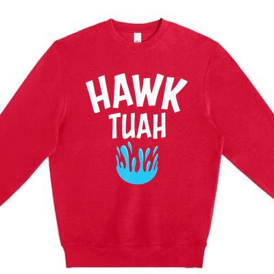 Hawk Tuah Premium Crewneck Sweatshirt