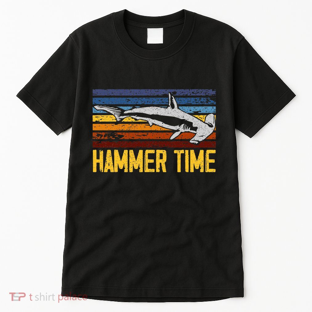 Hammer Time Hammerhead Shark Marine Biology Animal Tall T-Shirt