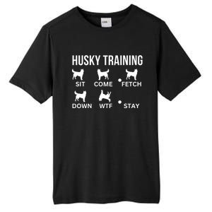 Husky Training Husky Dog Tricks Tall Fusion ChromaSoft Performance T-Shirt