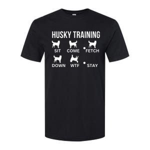 Husky Training Husky Dog Tricks Softstyle CVC T-Shirt