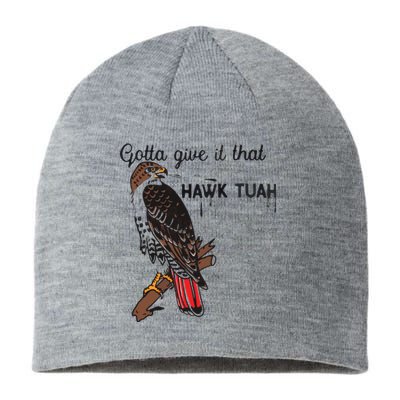 Hawk Tuah Humor Funny Sustainable Beanie