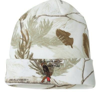 Hawk Tuah Humor Funny Kati Licensed 12" Camo Beanie