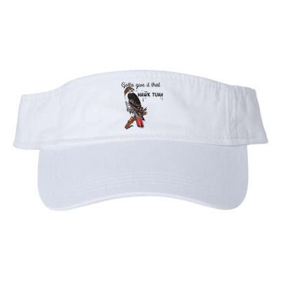 Hawk Tuah Humor Funny Valucap Bio-Washed Visor