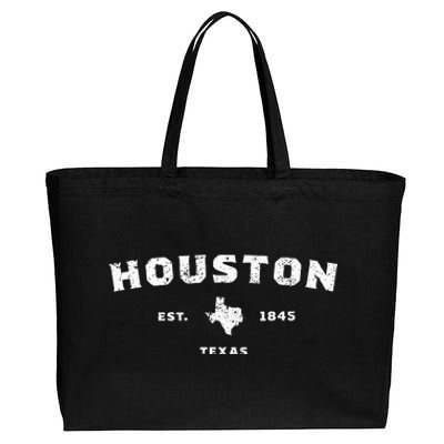 Houston Texas Cotton Canvas Jumbo Tote