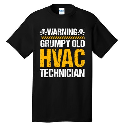 Hvac Technician Hvacr Tech Work Mechanic Installer Service Tall T-Shirt