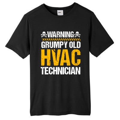 Hvac Technician Hvacr Tech Work Mechanic Installer Service Tall Fusion ChromaSoft Performance T-Shirt