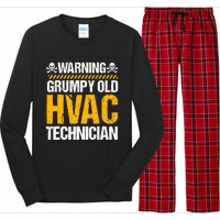 Hvac Technician Hvacr Tech Work Mechanic Installer Service Long Sleeve Pajama Set