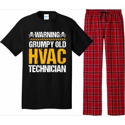 Hvac Technician Hvacr Tech Work Mechanic Installer Service Pajama Set