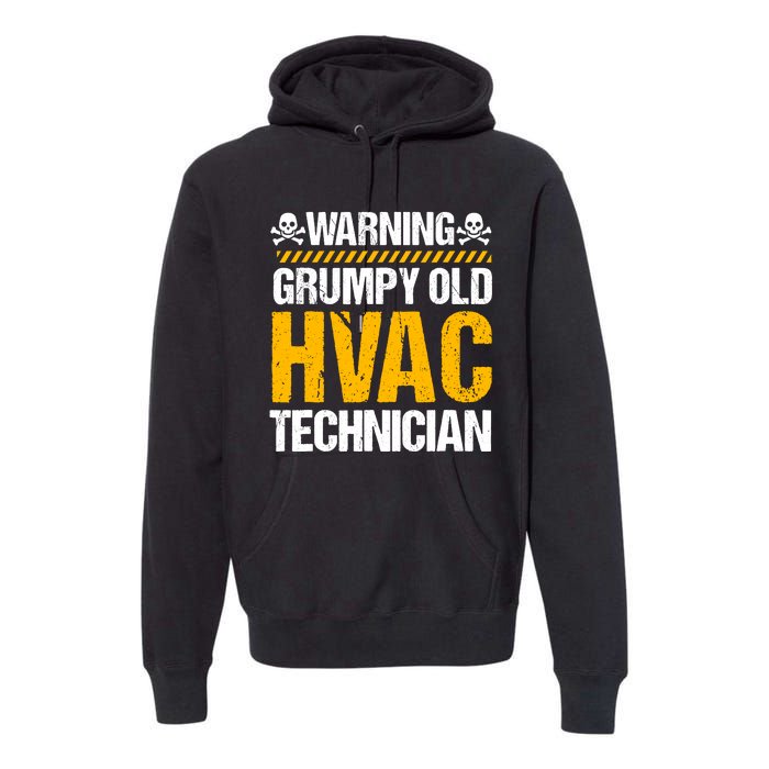 Hvac Technician Hvacr Tech Work Mechanic Installer Service Premium Hoodie