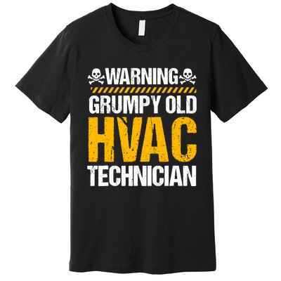 Hvac Technician Hvacr Tech Work Mechanic Installer Service Premium T-Shirt