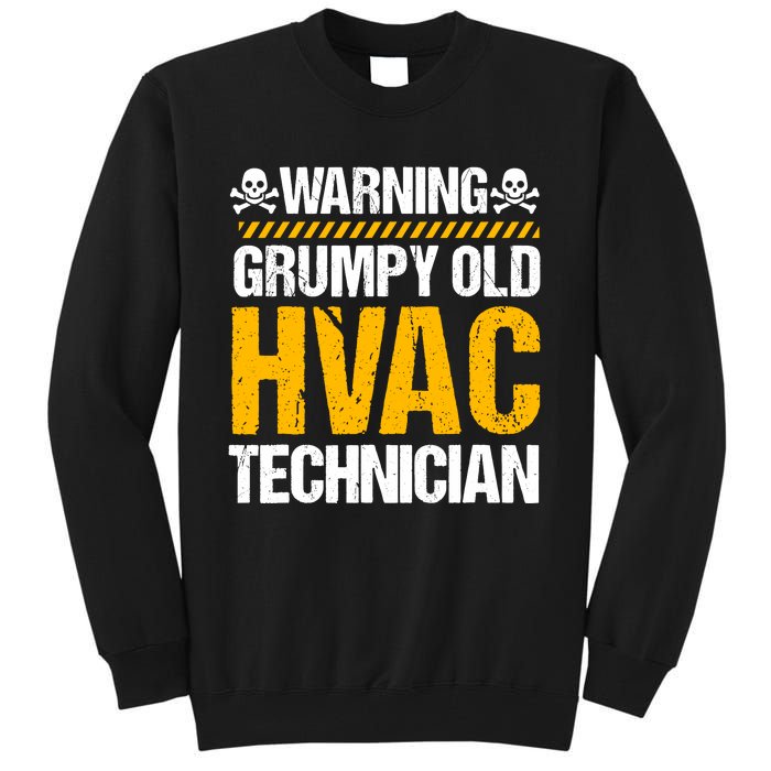 Hvac Technician Hvacr Tech Work Mechanic Installer Service Tall Sweatshirt