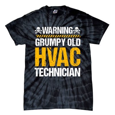 Hvac Technician Hvacr Tech Work Mechanic Installer Service Tie-Dye T-Shirt