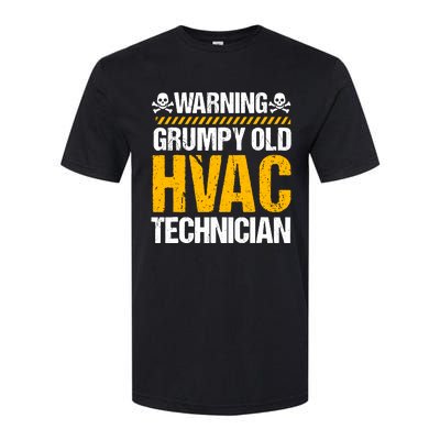 Hvac Technician Hvacr Tech Work Mechanic Installer Service Softstyle CVC T-Shirt