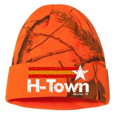 H Town Houston Texas Kati Licensed 12" Camo Beanie