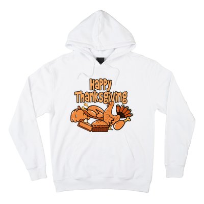 Happy Thanksgiving Holiday Festive Turkey Hoodie