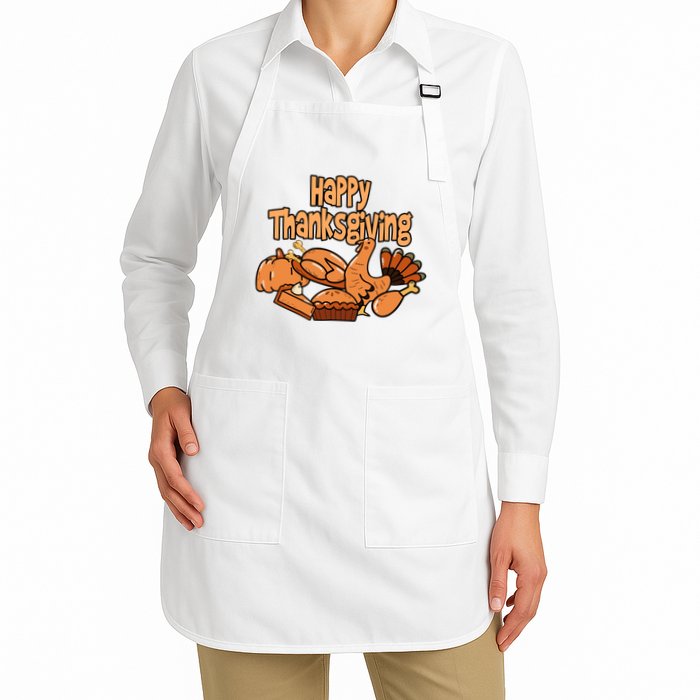 Happy Thanksgiving Holiday Festive Turkey Apron