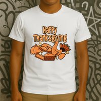 Happy Thanksgiving Holiday Festive Turkey T-Shirt