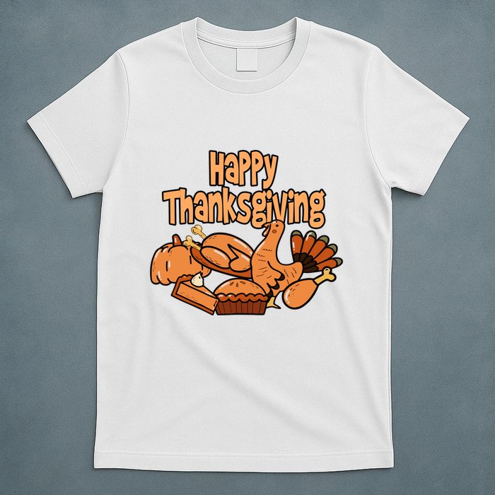 Happy Thanksgiving Holiday Festive Turkey T-Shirt