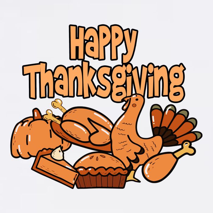 Happy Thanksgiving Holiday Festive Turkey T-Shirt
