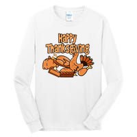 Happy Thanksgiving Holiday Festive Turkey Tall Long Sleeve T-Shirt