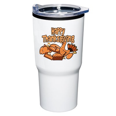 Happy Thanksgiving Holiday Festive Turkey Tumbler