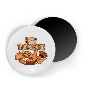 Happy Thanksgiving Holiday Festive Turkey Magnet