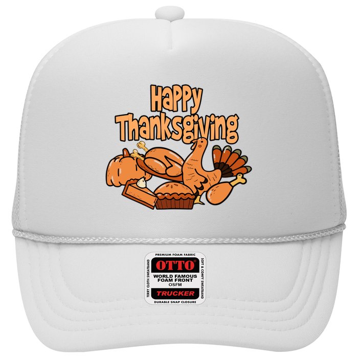 Happy Thanksgiving Holiday Festive Turkey Trucker Hat