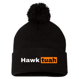 Hawk Tuah Pom Pom 12in Knit Beanie