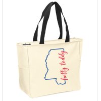 Hotty Toddy Zip Tote Bag