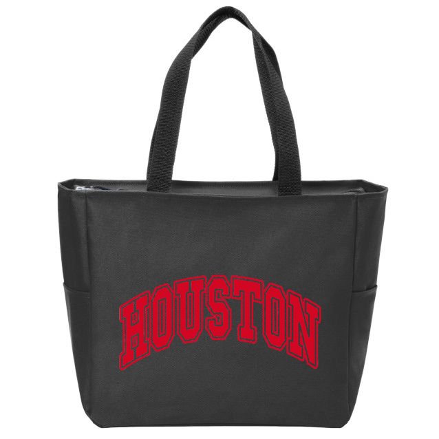 Houston Throwback Zip Tote Bag