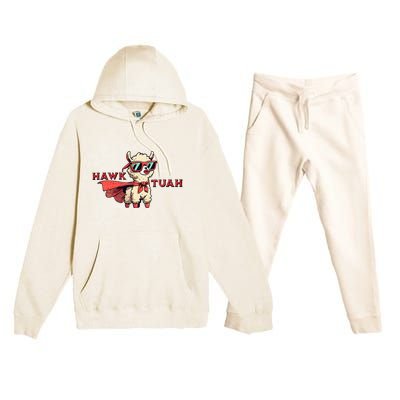 Hawk Tuah Premium Hooded Sweatsuit Set