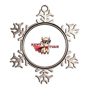 Hawk Tuah Metallic Star Ornament