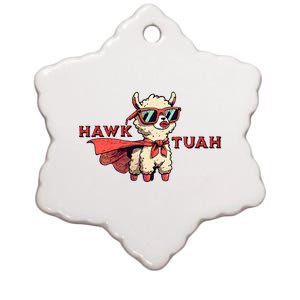 Hawk Tuah Ceramic Star Ornament