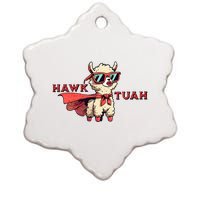 Hawk Tuah Ceramic Star Ornament