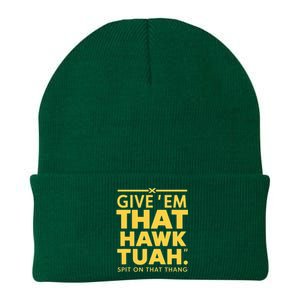 Hawk Tuah Knit Cap Winter Beanie